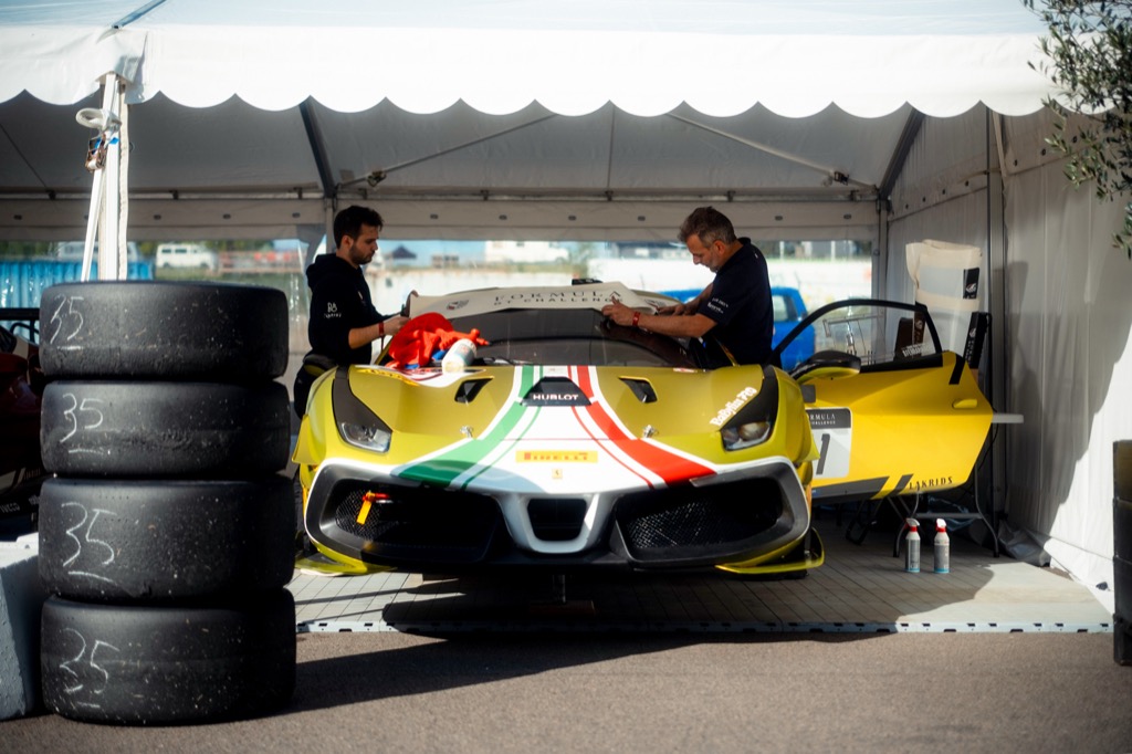 Ferrari-fest på Knutstorp: Succesfuld premiere på Formula GT Challenge.
(Foto: Formula Automobile)